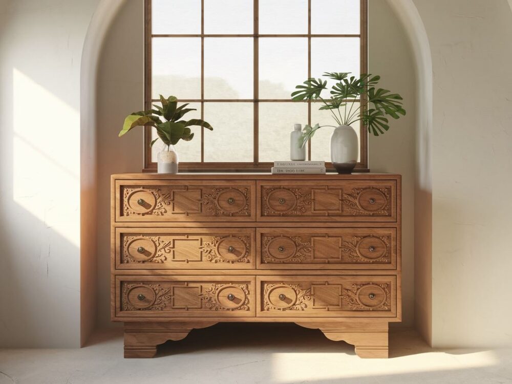 komoda tiziano w stylu skandynawskim